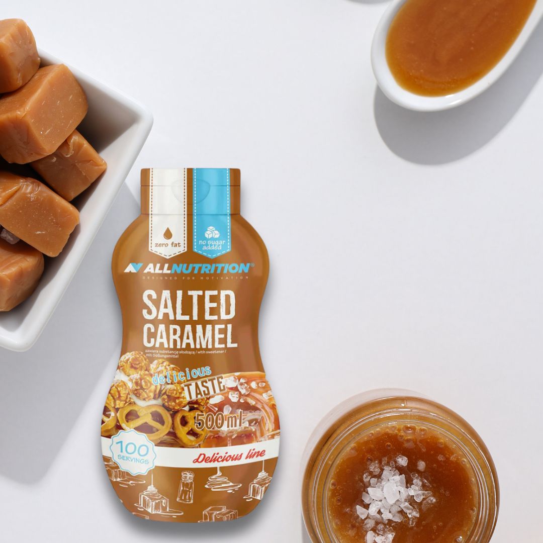 Plăcere pură, zero calorii. Răsfață-te cu sosul Caramel Sărat.