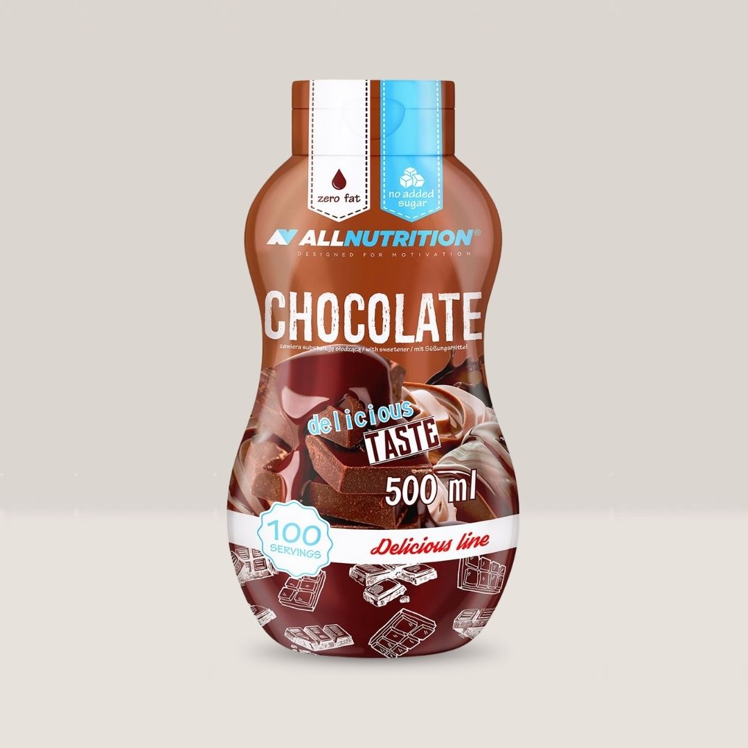 Sos de ciocolată Sweet Sauce AllNutrition: Gust decadent, zero calorii. Irezistibil!