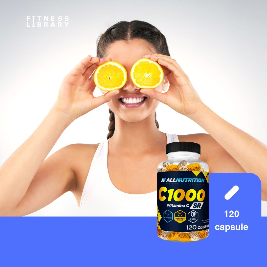 Imunitate de fier și energie radiantă cu Vitamina C 1000 SR ALLNUTRITION.