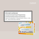 Vitamina D3 AllNutrition: Vitalitate constantă, indiferent de anotimp.