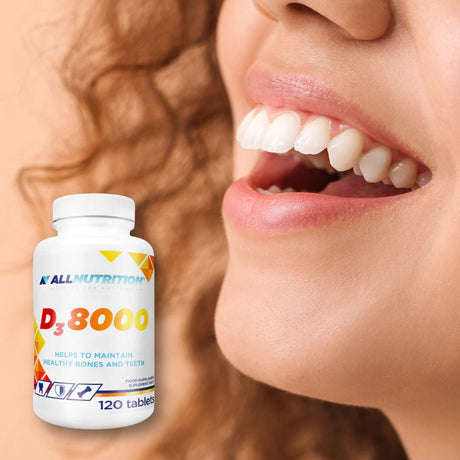 Vitamina D3 8000 ALLNUTRITION: Imunitate puternică, oase sănătoase, vitalitate maximă.