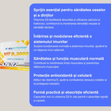 Vitamina D3 ALLNUTRITION: Imunitate puternică, oase sănătoase. Revigorează-te!