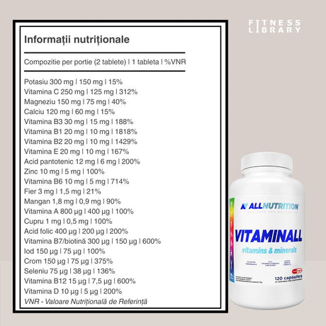 VitaminALL: Energie vibrantă și imunitate robustă pentru performanță optimă.
