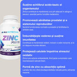 Imunitate puternică și vitalitate cu Zinc Forte AllNutrition.