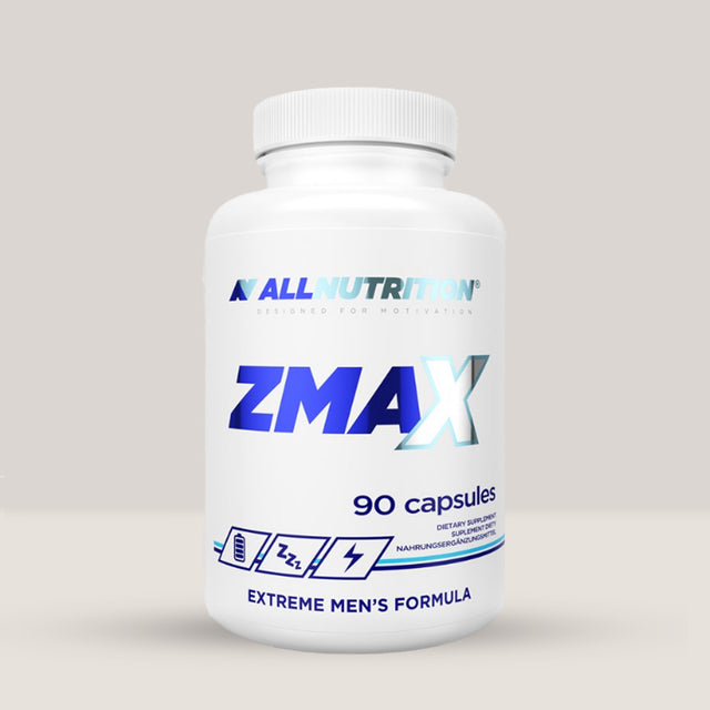 Imagine cu suplimentul alimentar ZMAX de la ALLNUTRITION, 90 de capsule.