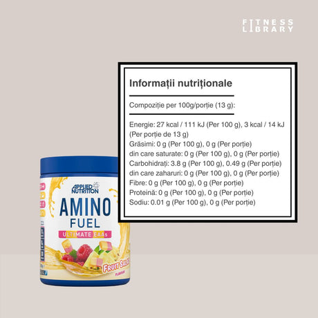 Recuperare musculară rapidă cu Amino Fuel. Depășește-ți limitele.