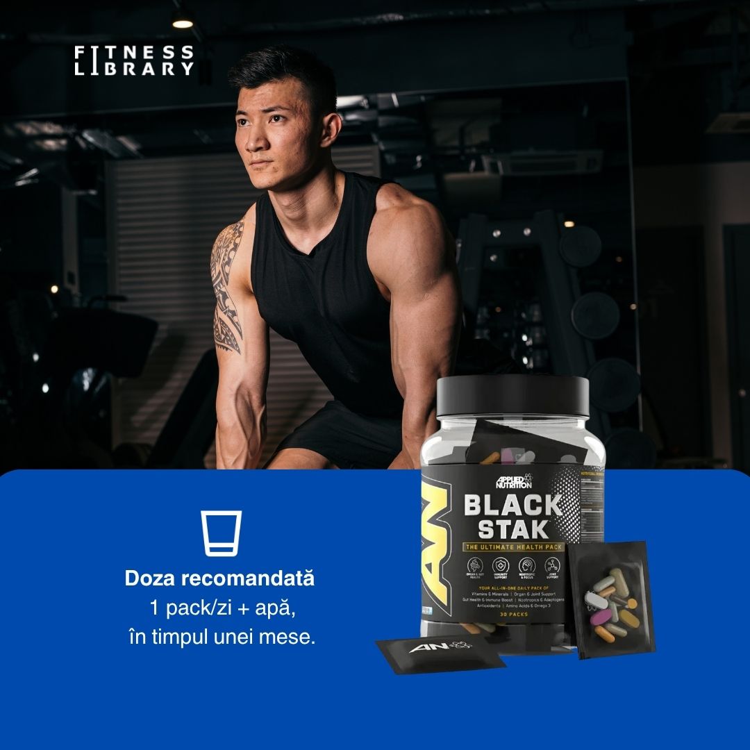 Performanță și serenitate cu Black Stak. Vitalitate profundă, claritate mentală.
