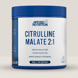 Cutie de Citrulline Malate de la APPLIED NUTRITION. Are 300 de grame, 100 de serviri si este pe principiul 2:1.