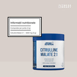 Citrulină Malat 2:1 - Performanță maximă și energie explozivă la antrenament.