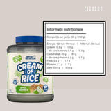 Energie pură și susținută cu Cream of Rice. Performanță maximă toată ziua.