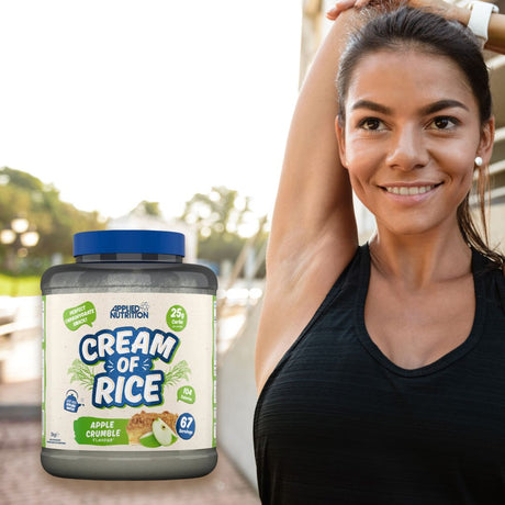 Energie constantă cu Cream of Rice. Maximizează-ți potențialul cu Applied Nutrition.