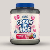 Energie constantă, regenerare rapidă cu Cream of Rice Zmeură de la Applied Nutrition. Atinge-ți obiectivele cu eleganță.