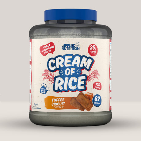 Energie constantă și regenerare profundă cu Cream of Rice. Gust delicios de biscuite cu toffee. Performanță optimă, zi de zi.