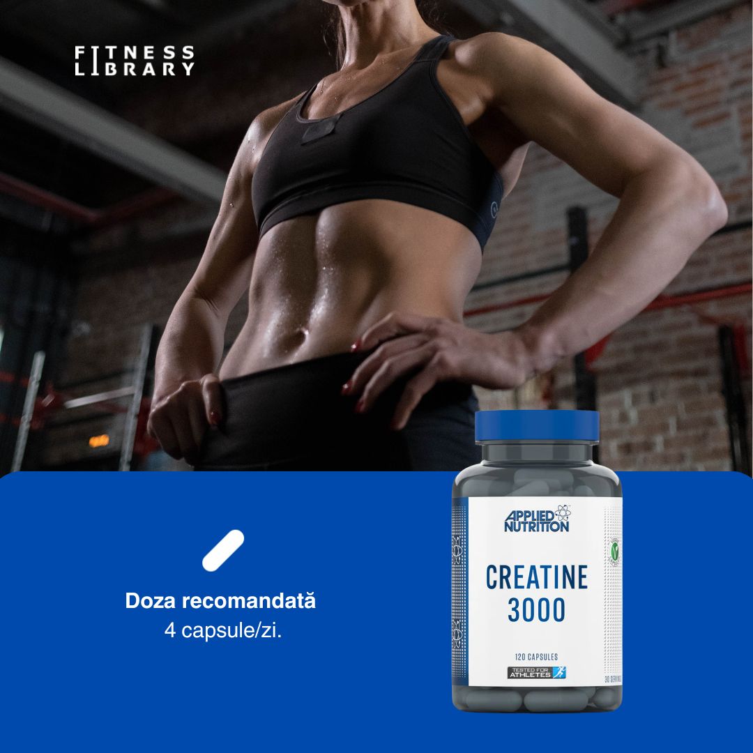 Creatină Monohidrat Applied Nutrition: Performanță maximă, rezultate garantate.