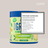 Strălucește natural cu Super-Verdețuri Critical Greens de la Applied Nutrition. Vitalitate și energie rapid și delicios.