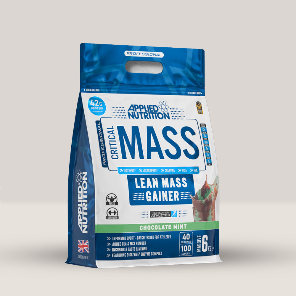 Creștere musculară armonioasă și recuperare rapidă cu nutrienți premium. Experimentează puterea Critical Mass.