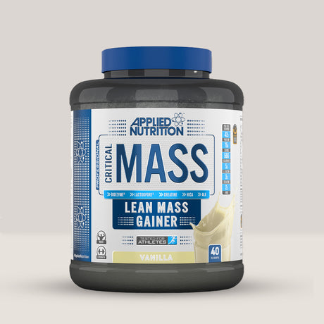 Creștere musculară și recuperare rapidă cu Critical Mass de la Applied Nutrition. Transformă-te!