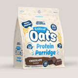 Pungă de APPLIED NUTRITION Critical Oats, 600g cu aromă de ciocolată. 10 serviri.