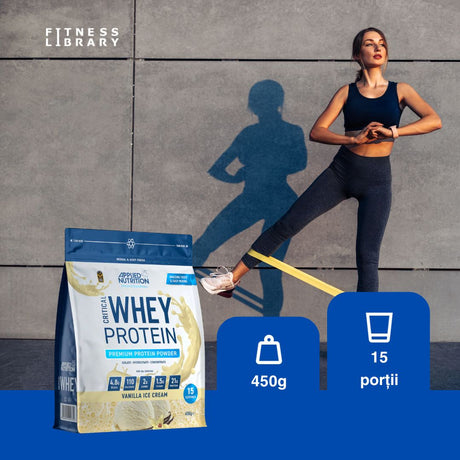 Proteină zer Critical Whey: Performanță supremă, recuperare rapidă, creștere musculară optimizată. Gust pur, hrănire naturală.