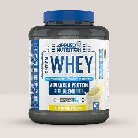 Whey proteina Critical: regenerare musculară rapidă, aromă delicioasă de cheesecake cu lămâie. Performanță de elită!