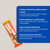 Proteină pură (21.6g) și ciocolată belgiană pentru recuperare musculară. APPLIED NUTRITION Crunch Bar: Lux wellness.