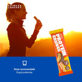 Baton proteic Crunch: proteine premium și ciocolată belgiană pentru refacerea după antrenament.