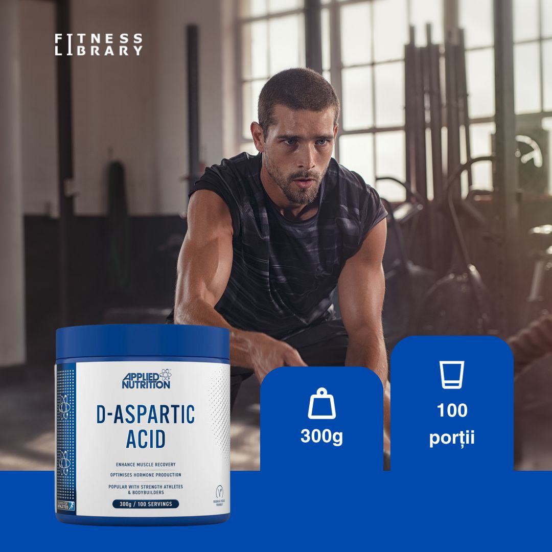 Acid D-Aspartic: Performanță amplificată, vitalitate reînnoită, forță maximă.