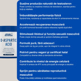 Performanță de vârf și vitalitate cu Acid D-Aspartic de la Applied Nutrition.