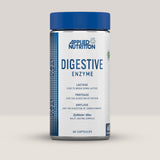 Imagine cu o cutie de Digestive Enzyme (60 capsule) de la APPLIED NUTRITION, un supliment cu enzime digestive pentru o digestie sănătoasă.