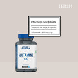 L-Glutamina 4K: Recuperare musculară rapidă și imunitate puternică. Performanță absolută.