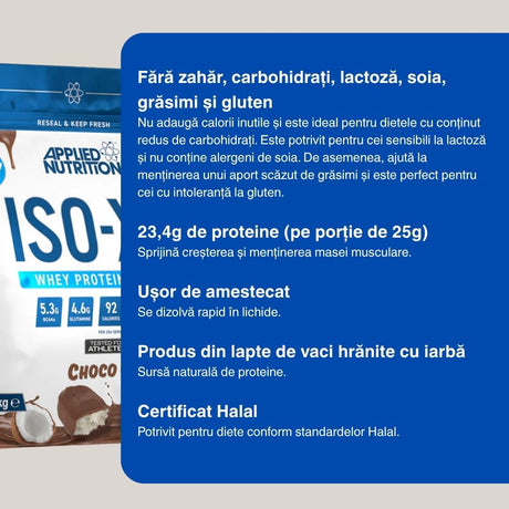 Proteină pură ISO-XP. Performanță și recuperare intensă.