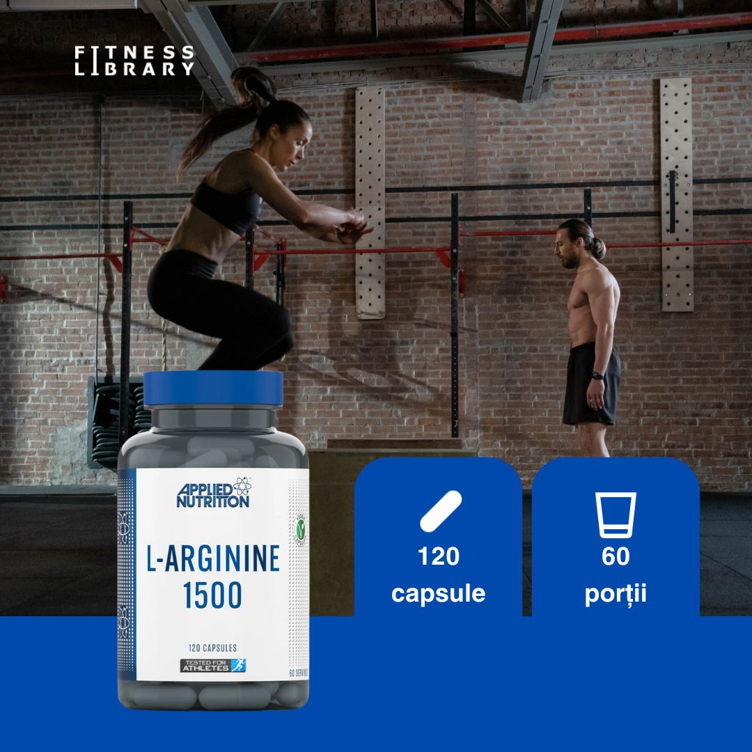 Performanță maximă cu L-Arginina 1500. Antrenamente intense, formă fizică de vârf.