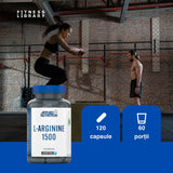Performanță maximă cu L-Arginina 1500. Antrenamente intense, formă fizică de vârf.