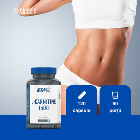Siluetă ideală cu L-Carnitină L-Tartrat de la Applied Nutrition. Performanță amplificată, energie pură. Devino mai puternic, mai definit.