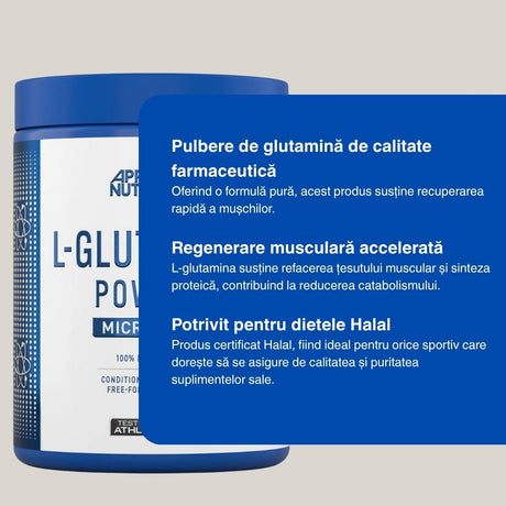 Performanță absolută cu L-Glutamina Micronizată. Regenerare profundă.