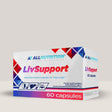 Imagine cu suplimentul alimentar LivSupport de la APPLIED NUTRITION, 60 de capsule.