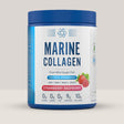 Imagine cu o cutie de Marine Collagen 300g (25 de serviri) de la APPLIED NUTRITION, un supliment de colagen marin hidrolizat pentru sănătatea pielii și a articulațiilor.