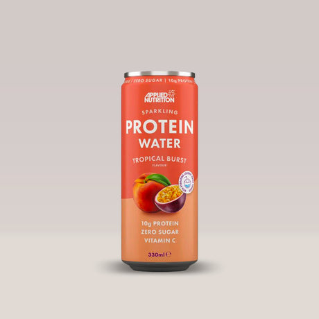 Hidratare radiantă și recuperare rapidă cu apa proteică Applied Nutrition Tropical Burst. Colagen și electroliți pentru un wellness de top.