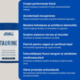 Taurină Pură - Performanță maximă, recuperare rapidă, energie explozivă. Control absolut.