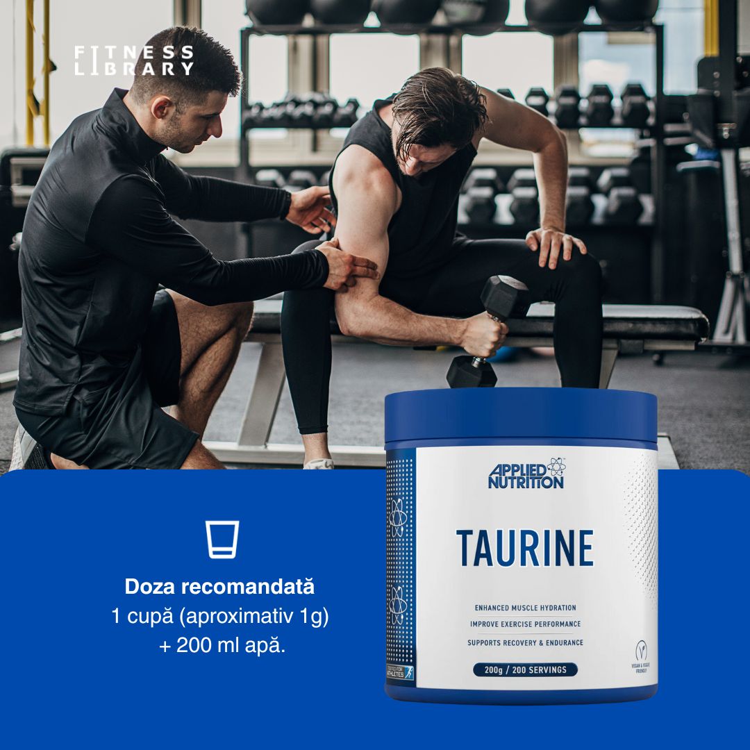 Taurină Pură - Performanță & Recuperare Premium. Deblochează-ți potențialul!