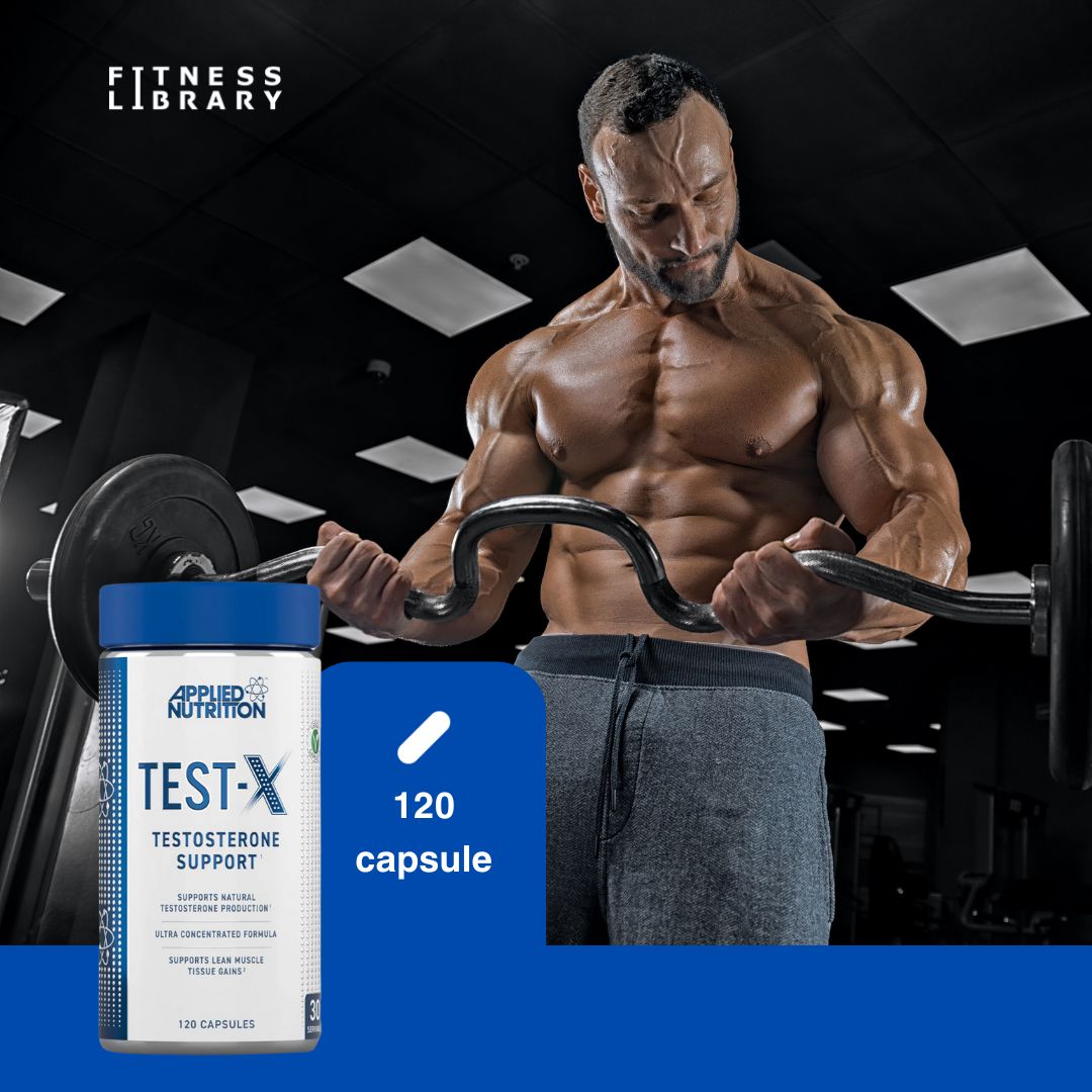 Performanță de vârf cu TEST X de la Applied Nutrition. Energie reînnoită, vitalitate amplificată.