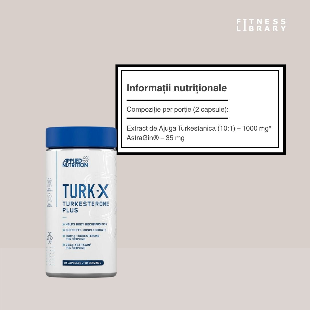 Eliberează-ți puterea cu TURK-X. (Imagine: Informații nutriționale)
