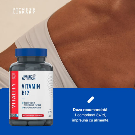 Energie și claritate mentală cu Vitamina B12 Vitality.  Îmbrățișează fiecare zi!