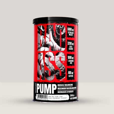 Imagine cu suplimentul pre-workout Pump de la BADASS, 350g, 40 de serviri.