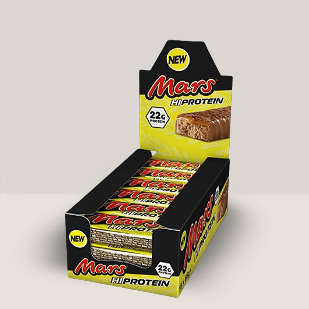Cutie de 12 batoane proteice Mars High Protein Bar de la MARS PROTEIN, 66g per baton.