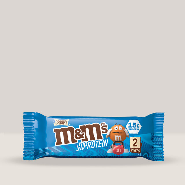 Imagine cu batonul proteic M&M's Crispy High Protein Bar de la MARS PROTEIN, 52g.
