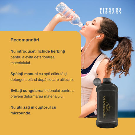 Hidratare optimă, 2L, effortless self-care. Performanță și libertate cu VITABOLIC Water Trunk.