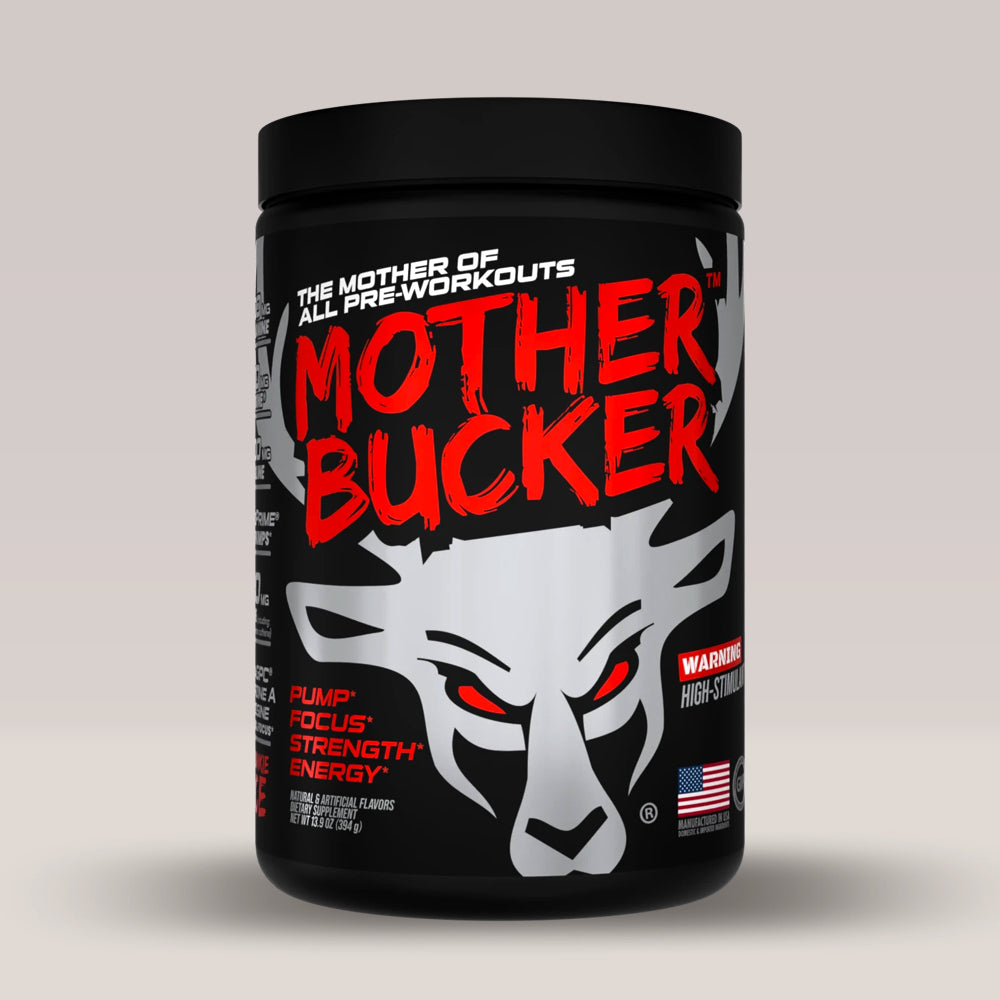 Mother Bucker Pre-Workout (pump, focus, strength & energy) - 390g / 20 servings