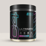 Imagine cu suplimentul pre-workout C4 Ultimate, 520g, 20 de serviri. Cosmic Rainbow aroma.