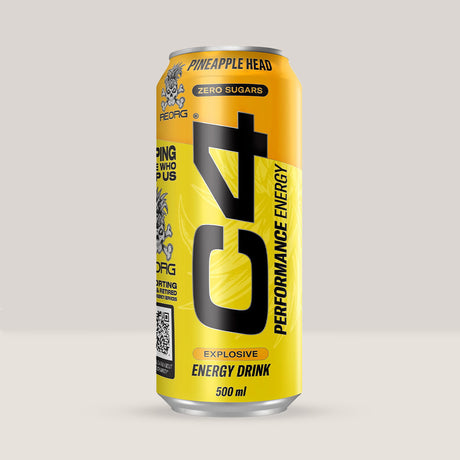 Imagine cu băutura energizantă Cellucor C4 Explosive Energy Drink, 500ml. Pineapple head aroma.